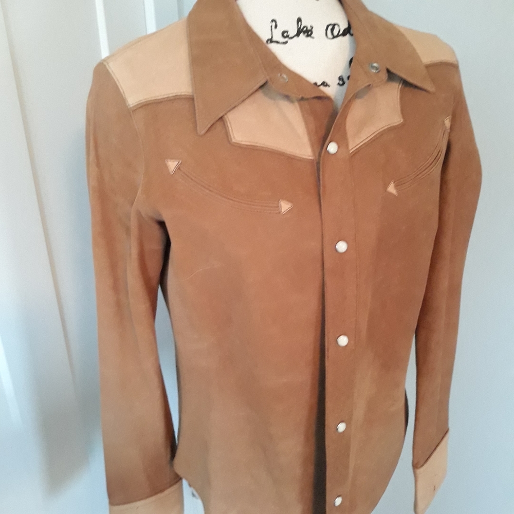 Leather shirt